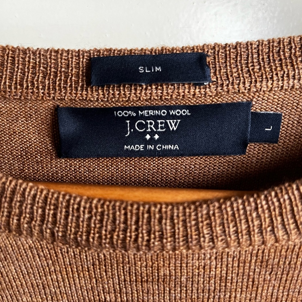 J Crew Merino Sweater - Men’s L